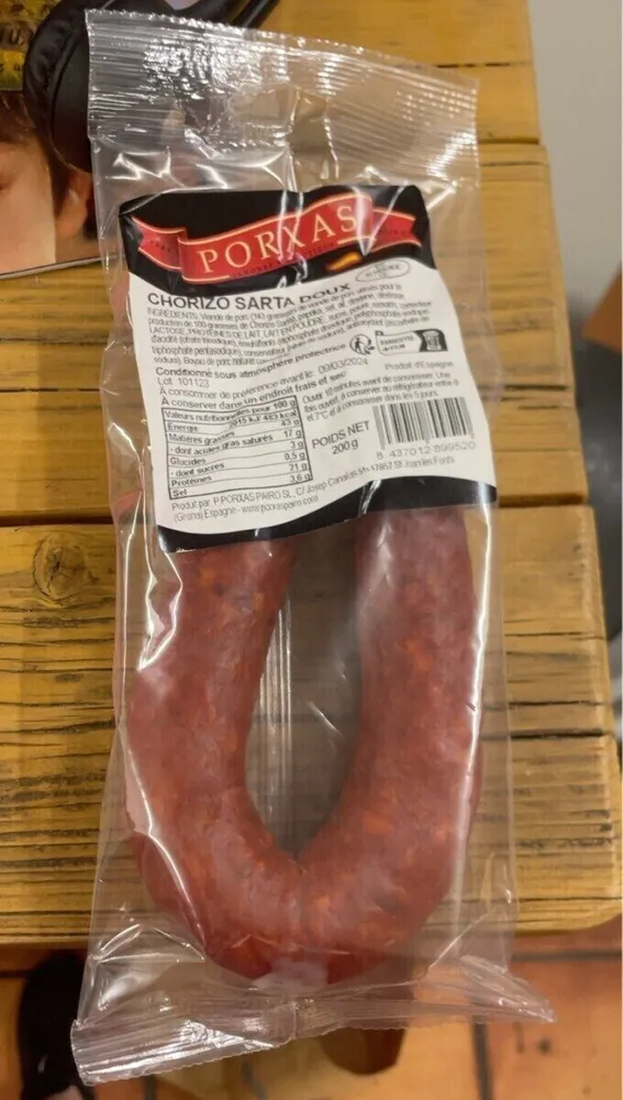 Chorizo sarta doux