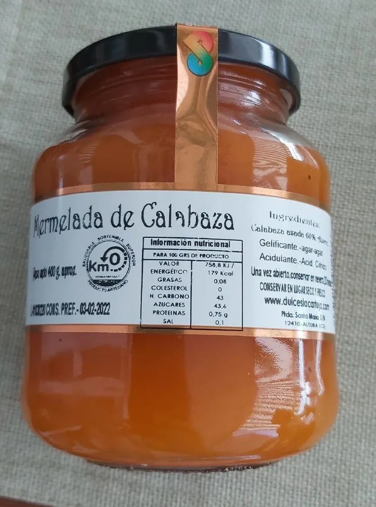 Mermelada de calabaza