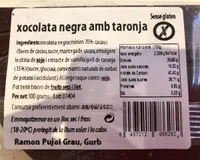 Xocalata negra amb taronja