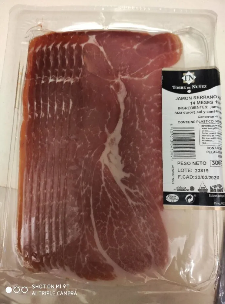 Jamón serrano reserva