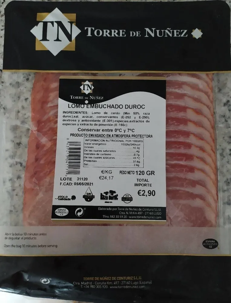 Lomo embuchado Duroc