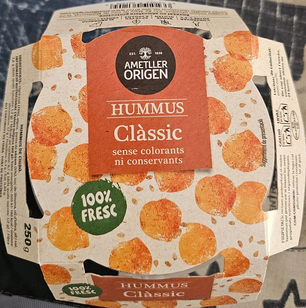 Hummus garbanzo