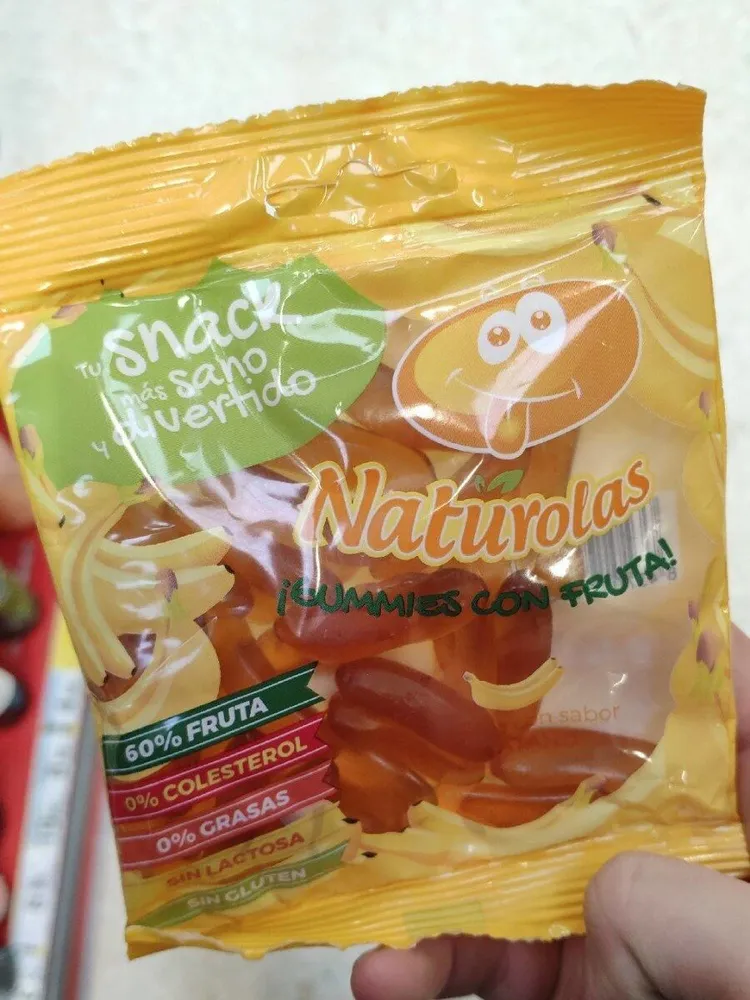 Gummies con fruta