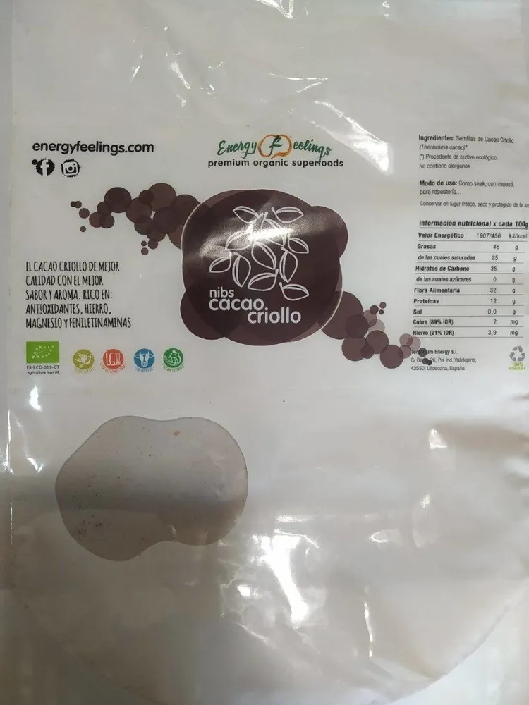 Nibs de Cacao Criollo