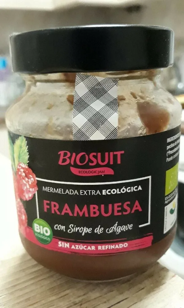 Mermelada extra ecológica frambuesa
