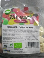 Yogudrops,tartitas de yogur