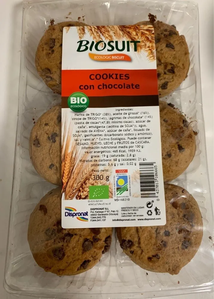 Cookies con Chocolate