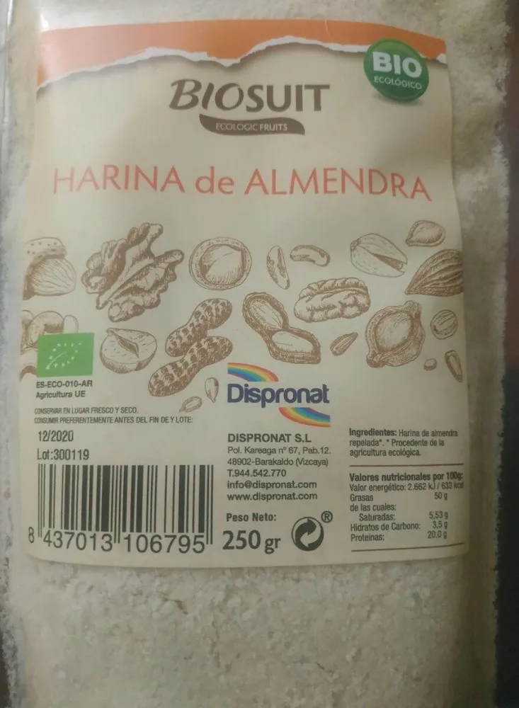 Harina de almendra