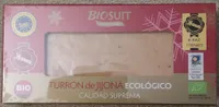 Turrón de Jijona ecológico calidad suprema
