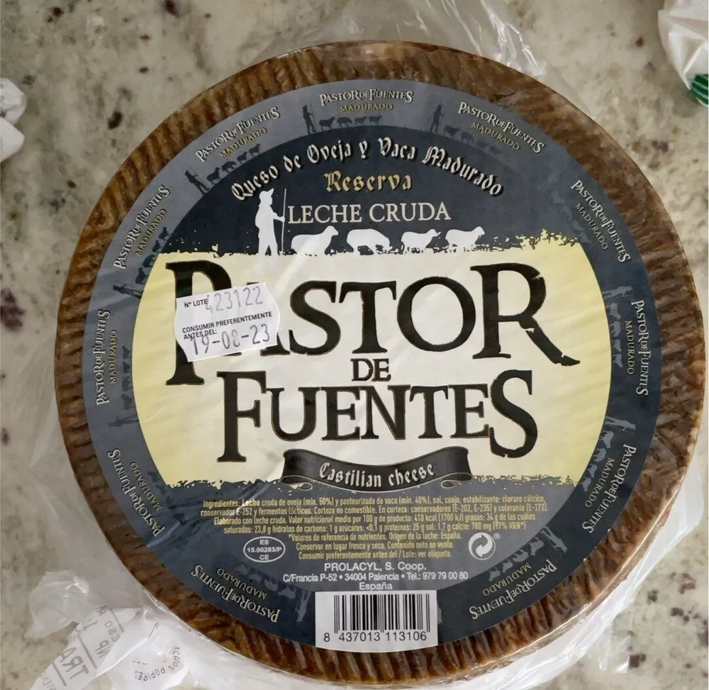 Queso de oveja y vaca madurado