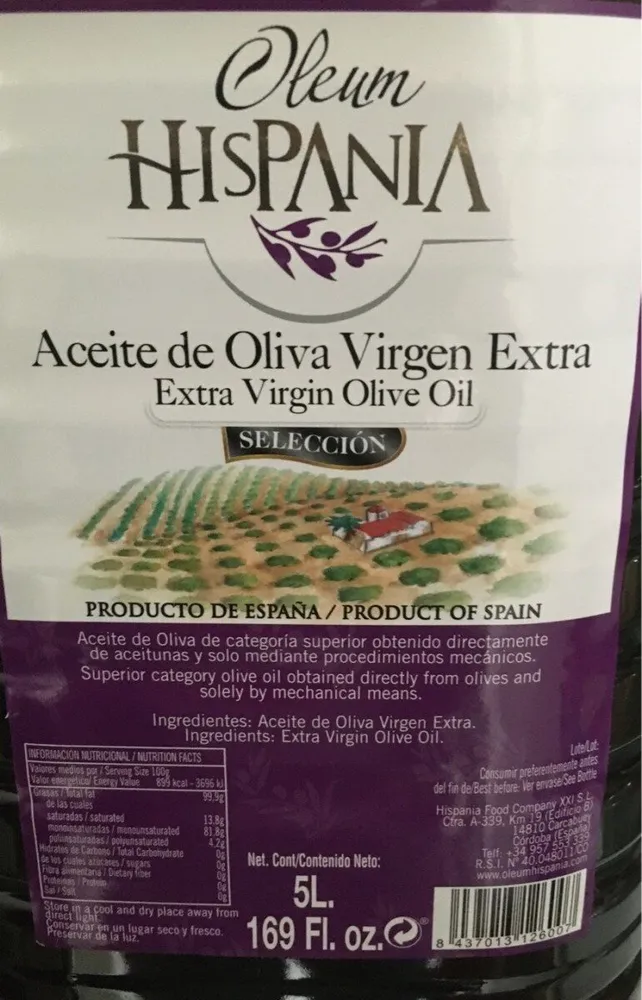 Aceite de Oliva Virgen Extra
