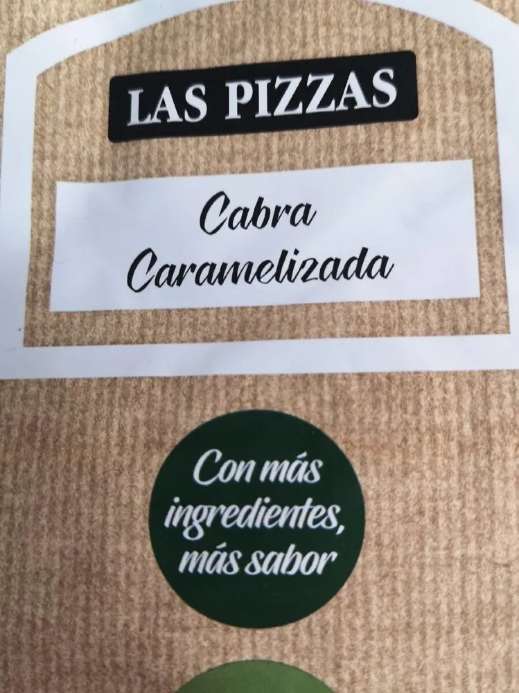 Pizza Queso de Cabra caramelizada