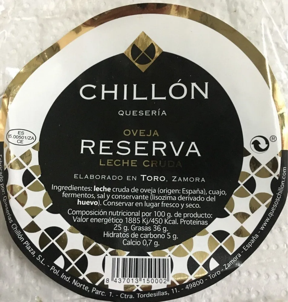 Queso oveja reserva