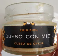 Emulsión queso con miel