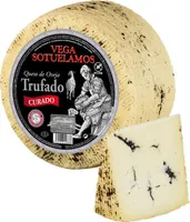 Queso curado de oveja con trufa elaborado con