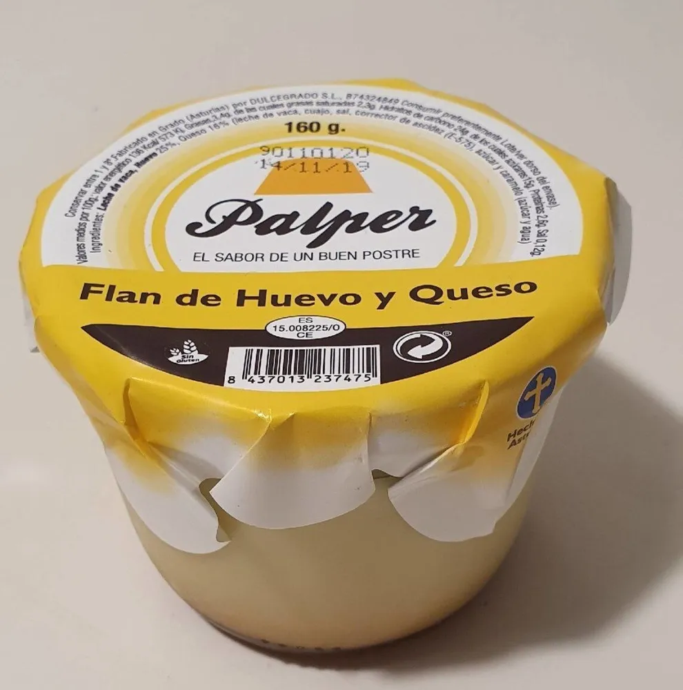 Flan de Huevo y Queso
