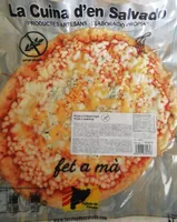 Pizza la cuina d'en salvador sense gluten, 4 formatges