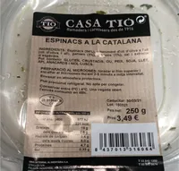 Espinacs a la caralana