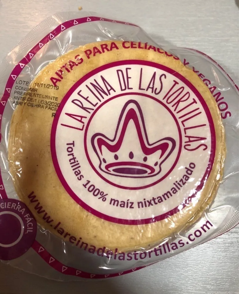 Tortillas 100% maíz nixtamalizado