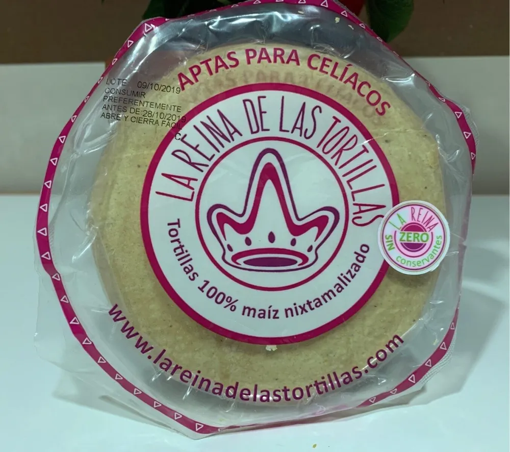 Tortillas 100 % Maiz