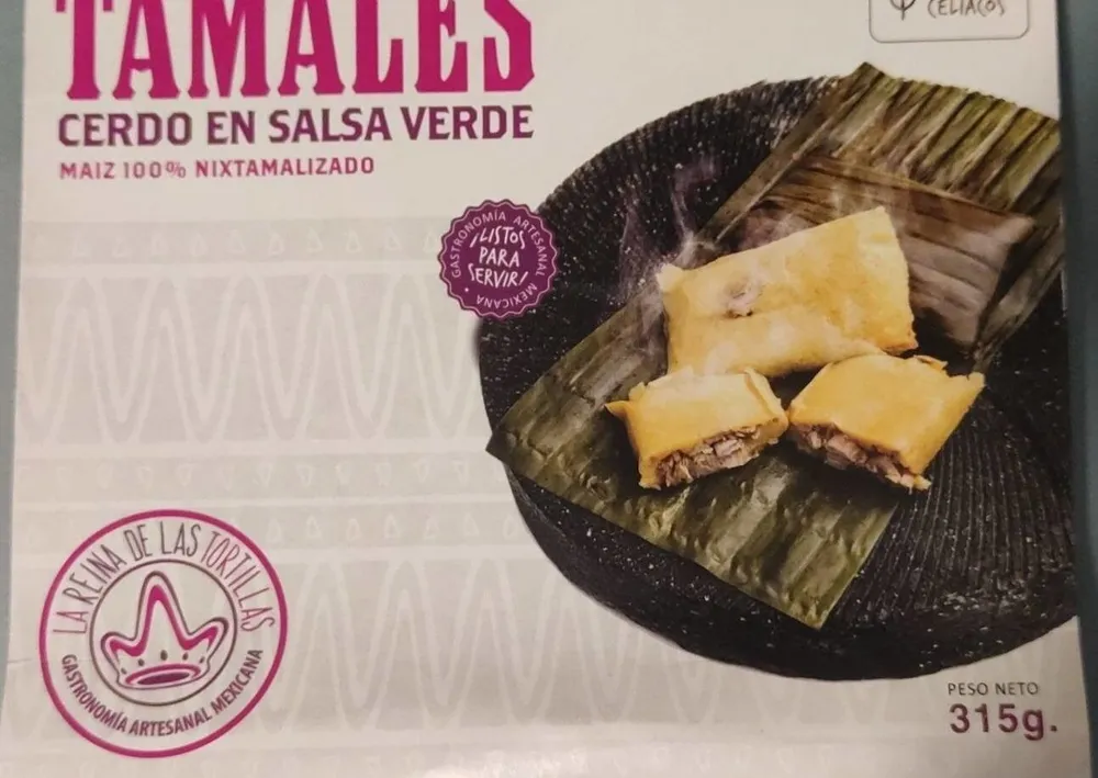 Tamales Cerdo en Salsa Verde