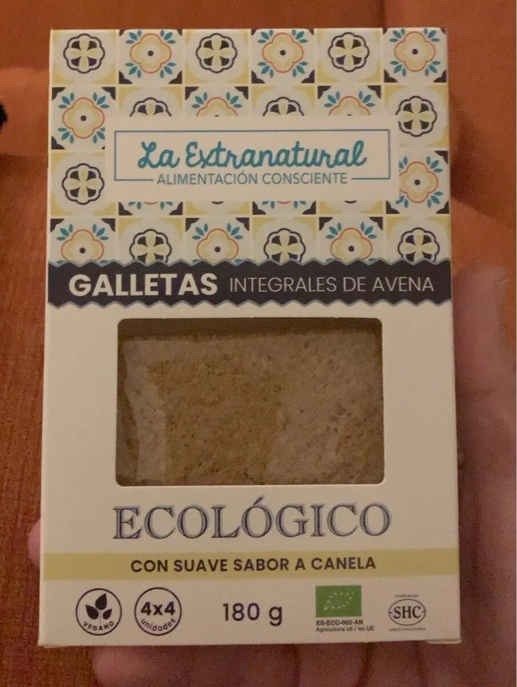 Galletas integrales de avena