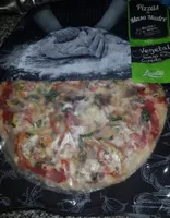 Pizza vegetal de masa madre