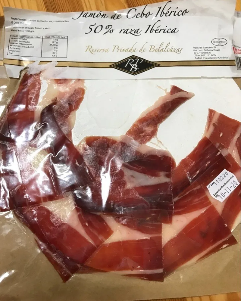 Jamón de Cebo Ibérico 50% raza ibérica
