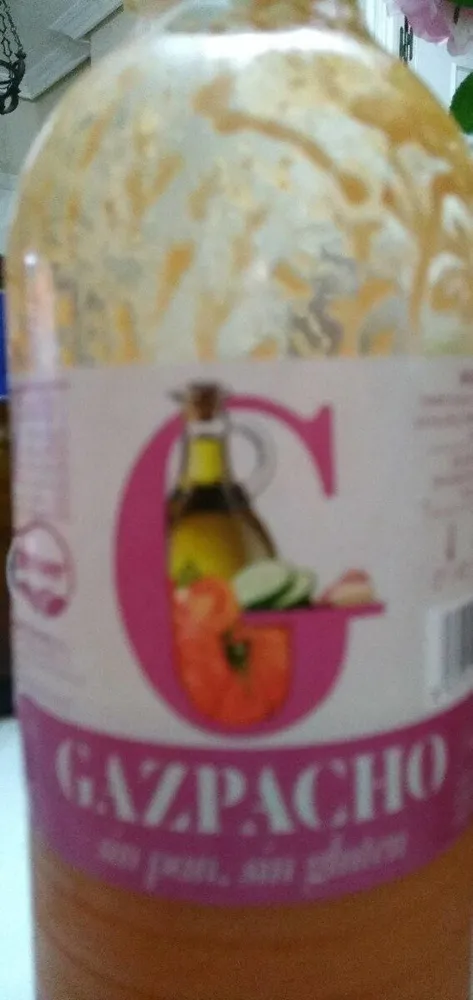Gazpacho sin pan, sin gluten