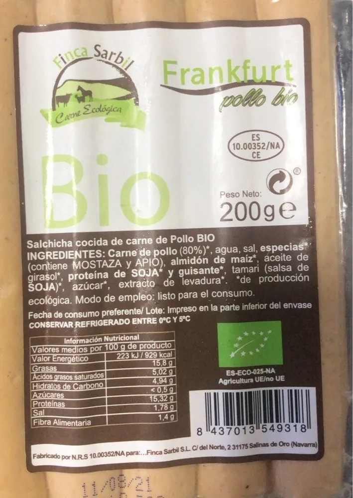 Frankfurt Pollo BIO
