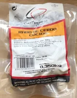 Rabo de cerdo cocido