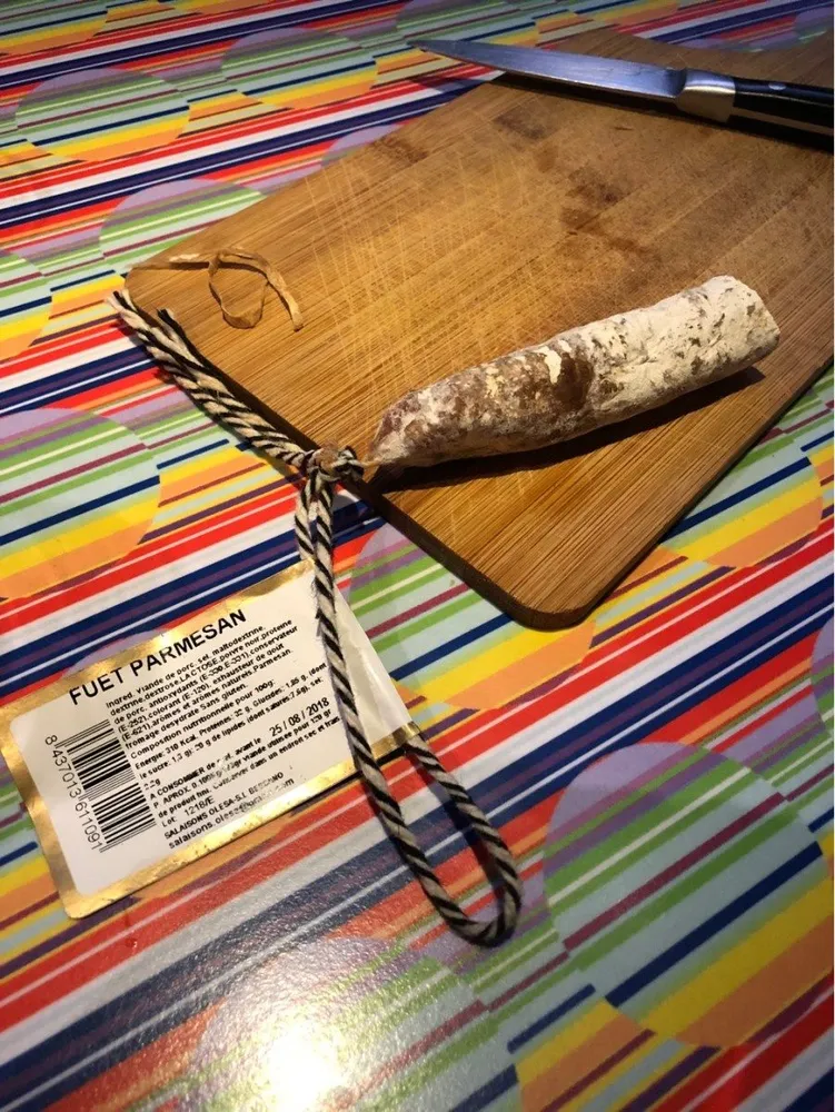 Fuet parmesan