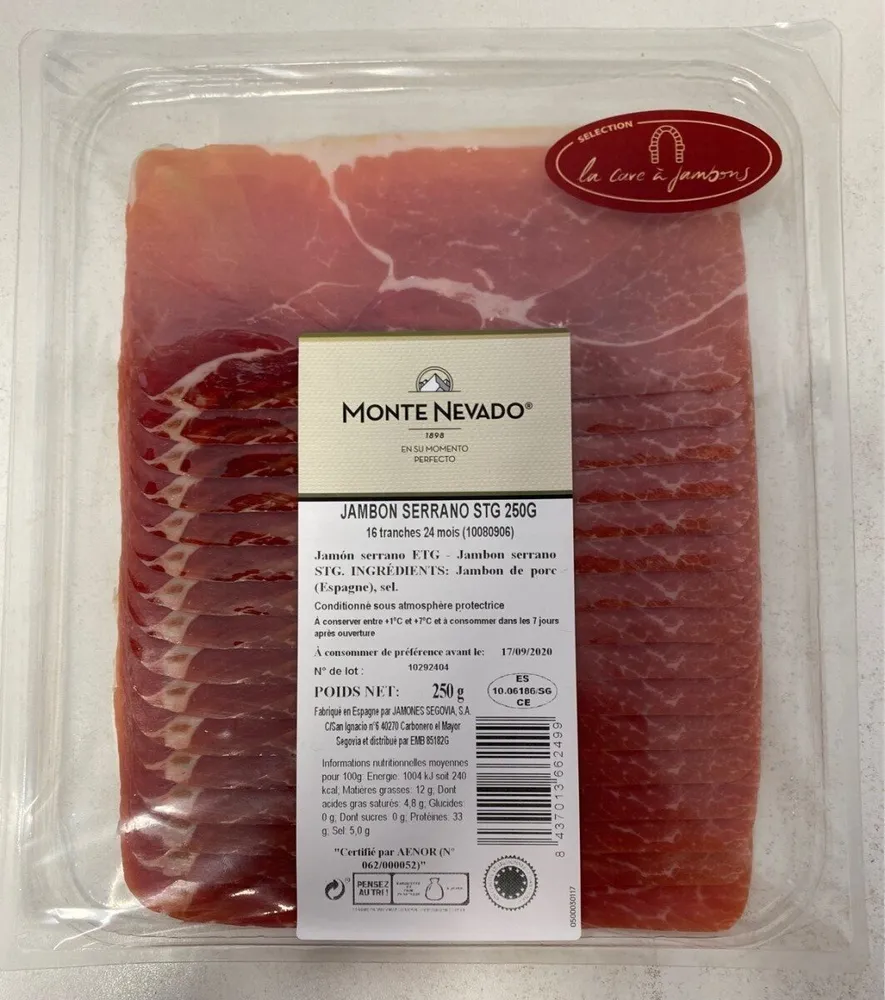 Jambon serrano stg