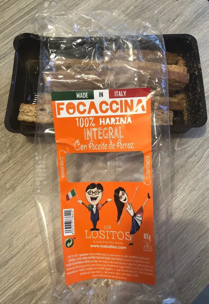 Foccacina 100% HARINA integral