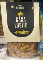 Pasta trigo proteinas