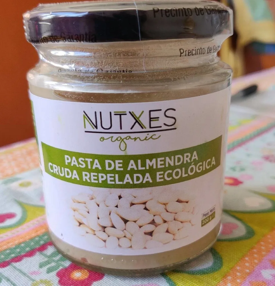 Pasta de almendra cruda repelada ecologica