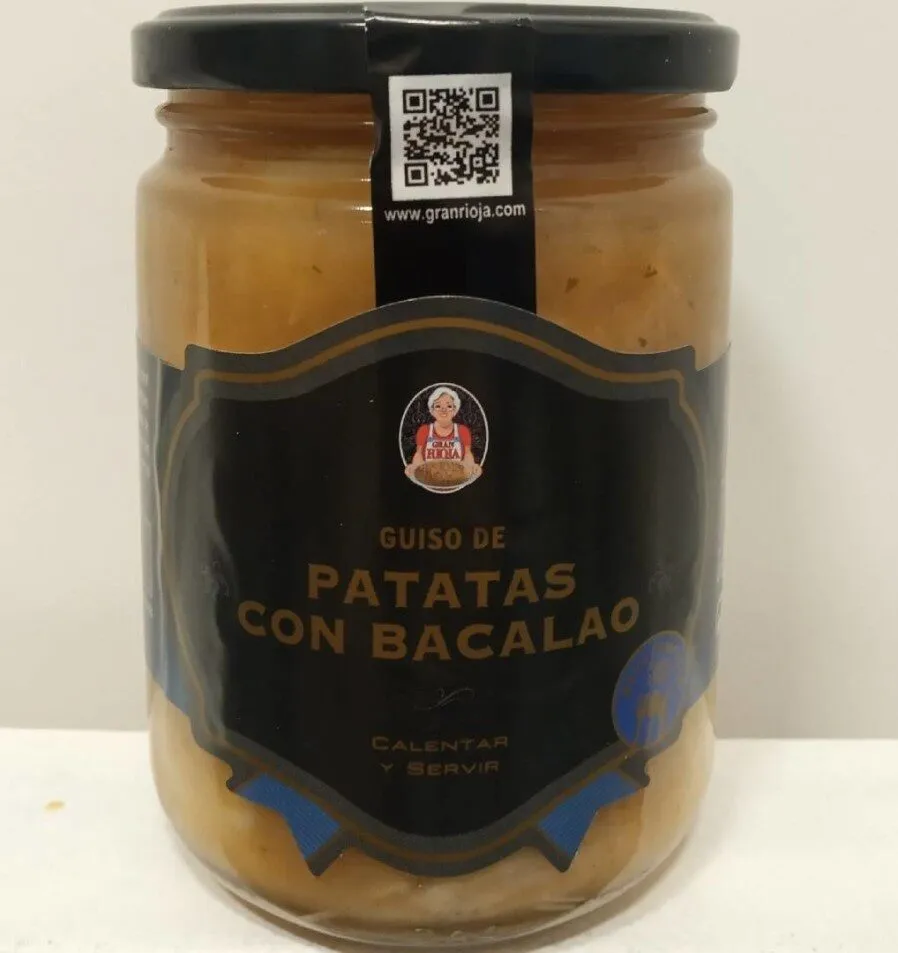 Guiso de patatas con bacalao