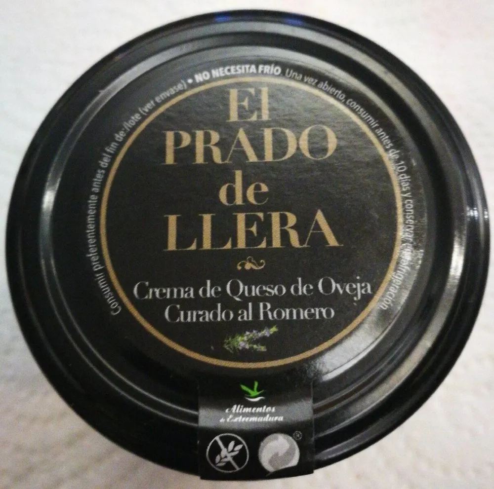 Crema de queso de oveja curado al romero