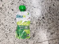 Natural manzana y brócoli ecológico