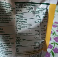 Natural platano y calabaza ecológica
