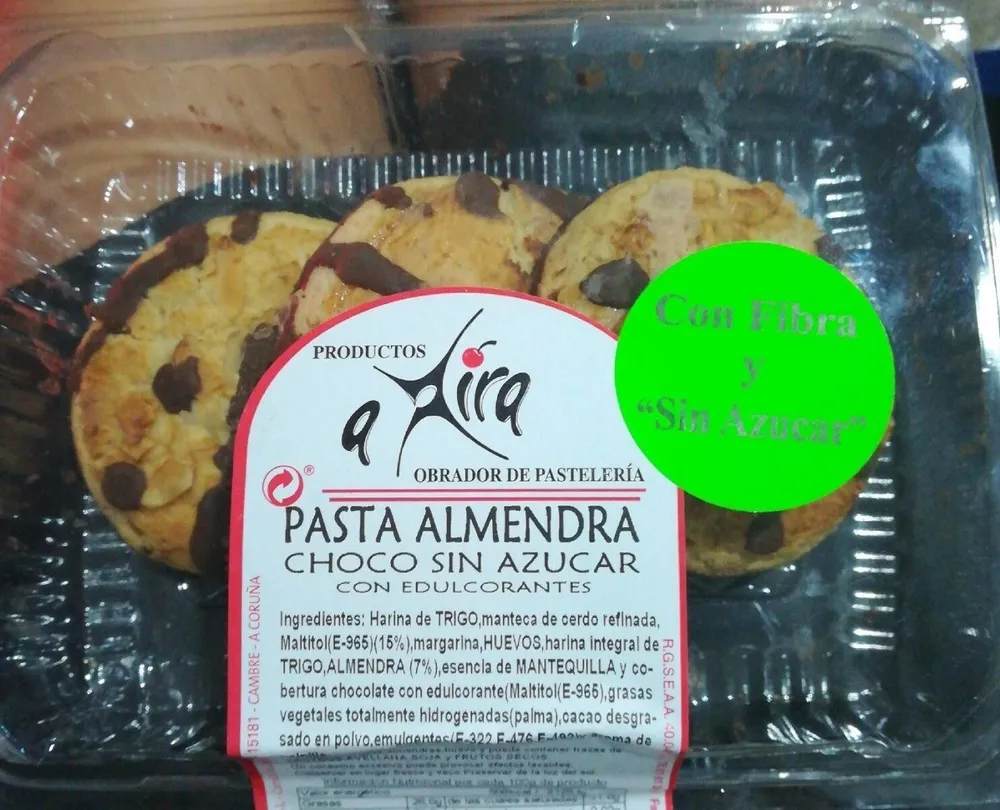 Pasta almendra choco