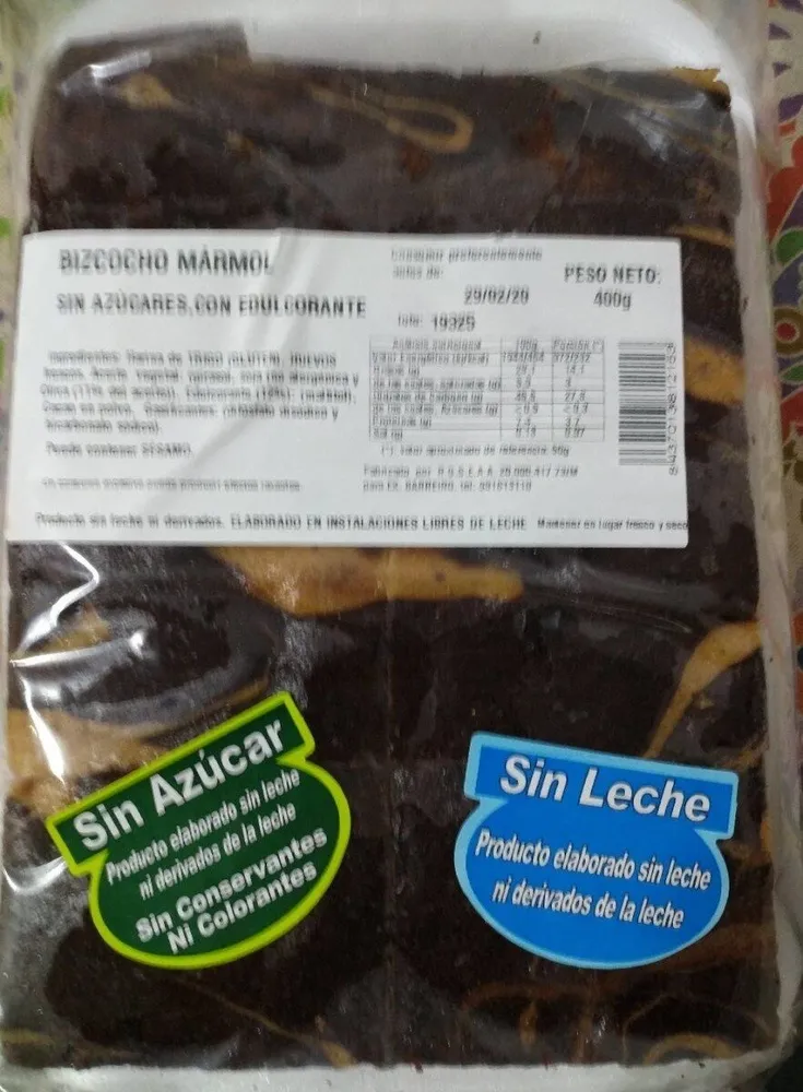 Bizcocho Mármol