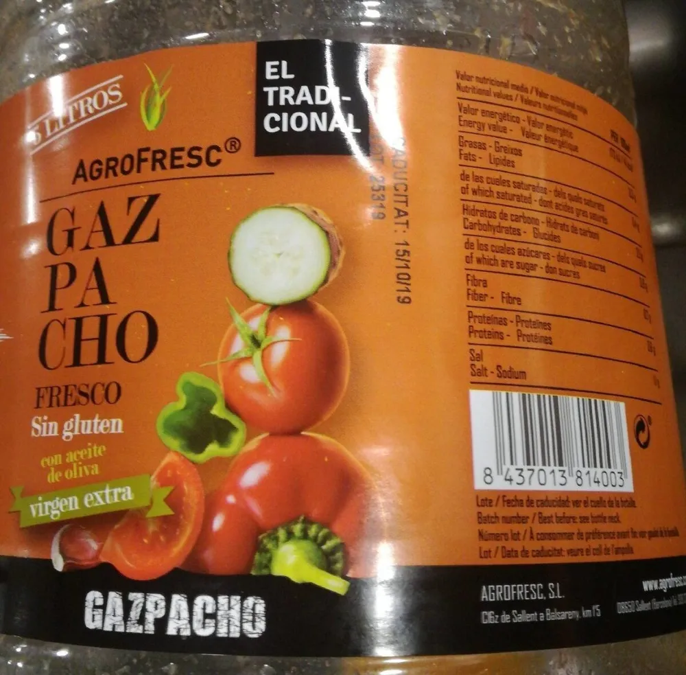 Agrofresc gazpacho