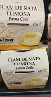 Fan de nata y limon (Panna Cotta)