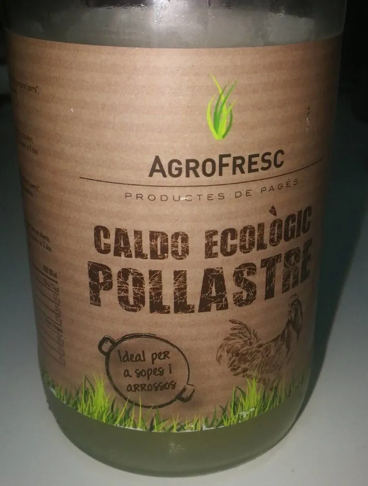 Caldo ecológico pollo