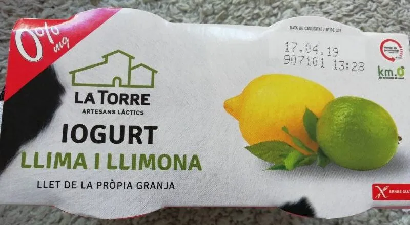 IOGURT LLIMA I LLIMONA