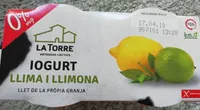 IOGURT LLIMA I LLIMONA
