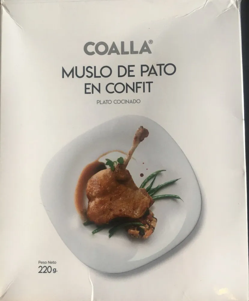 Muslo de pato en confit