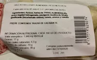 Obleas rellenas almendra