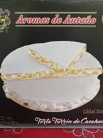 Tarta turron de cacahuète